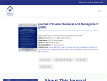 Tablet Screenshot of jibm.org